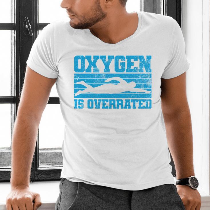 Swimming Swimmer Swim Men's V-Neck T-Shirt Swimming Swimmer Swim Men's V-Neck T-Shirt