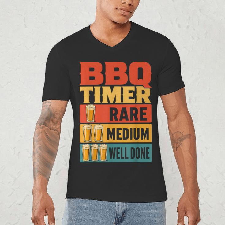 BBQ Dad Griller Weekend Barbecue Men's V-Neck T-Shirt