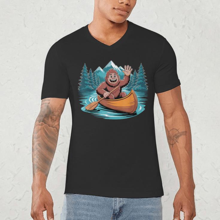 Canoe Art For Men Women Canoeing Canoe Kayak Lover Men's V-Neck T-Shirt Canoe Art For Men Women Canoeing Canoe Kayak Lover Men's V-Neck T-Shirt