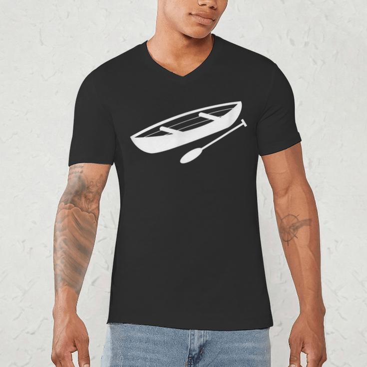 Canoeing Kayaking Canoe Tshirt Men's V-Neck T-Shirt
