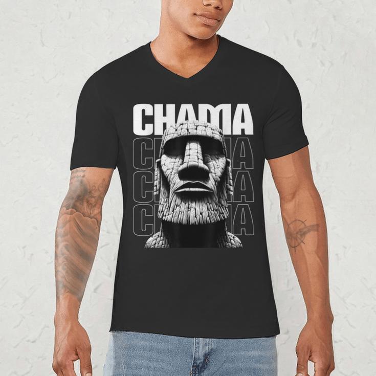 Chama MMA Mixed Martial Arts Fan Muay Thai Kickboxing Men's V-Neck T-Shirt Chama MMA Mixed Martial Arts Fan Muay Thai Kickboxing Men's V-Neck T-Shirt