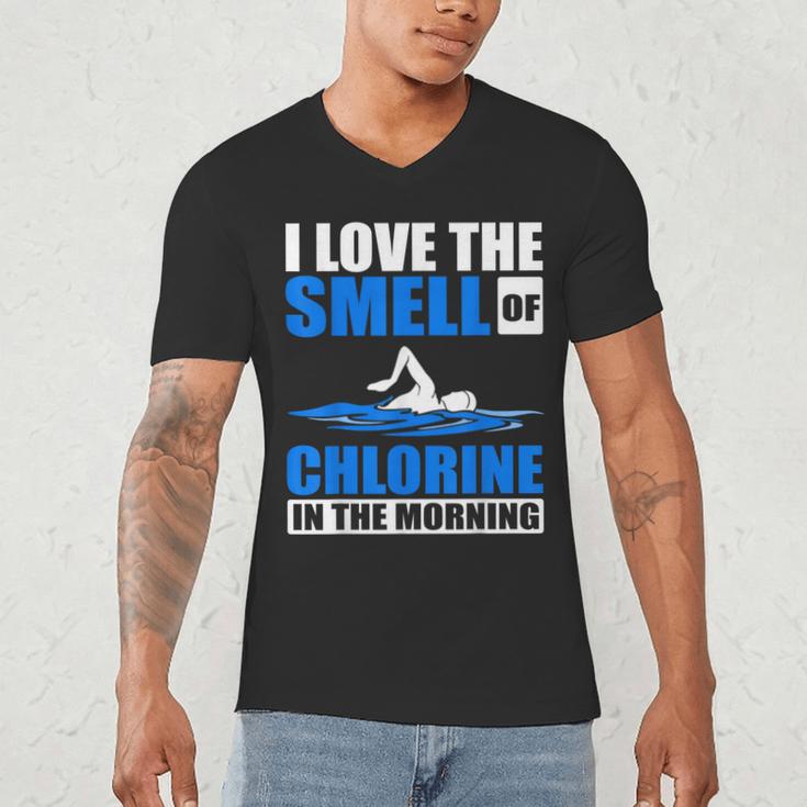 Cool Swimming Art Men Women Swimmer Swim Lover Pool Chlorine Men's V-Neck T-Shirt Cool Swimming Art Men Women Swimmer Swim Lover Pool Chlorine Men's V-Neck T-Shirt