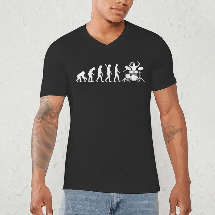 Evolution Drum Kit Men's V-Neck T-Shirt