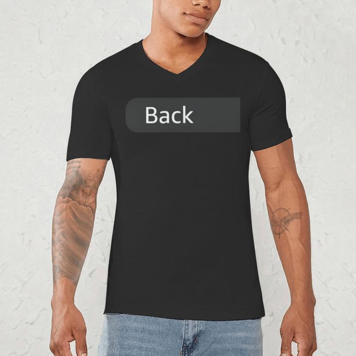 Muay Thai Art Of 8 Limbs Back Print Men's V-Neck T-Shirt Muay Thai Art Of 8 Limbs Back Print Men's V-Neck T-Shirt