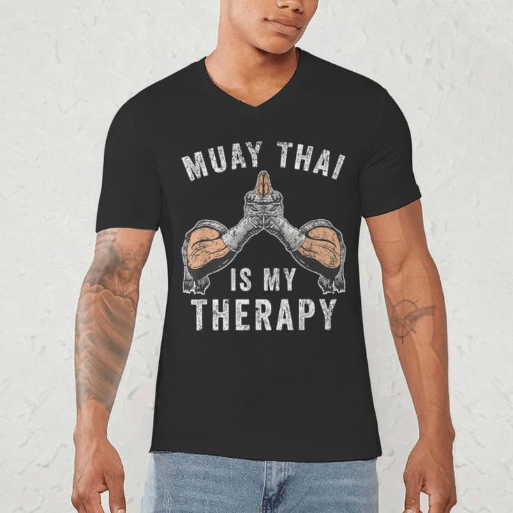 Muay Thai Fighter Martial Arts Sport Muay Thai Men's V-Neck T-Shirt Muay Thai Fighter Martial Arts Sport Muay Thai Men's V-Neck T-Shirt