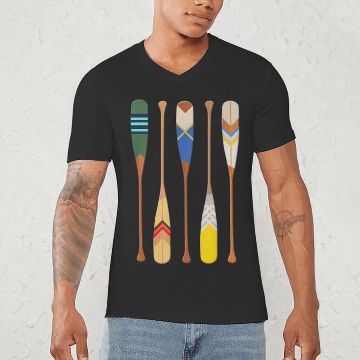 Paddle Canoe Men's V-Neck T-Shirt