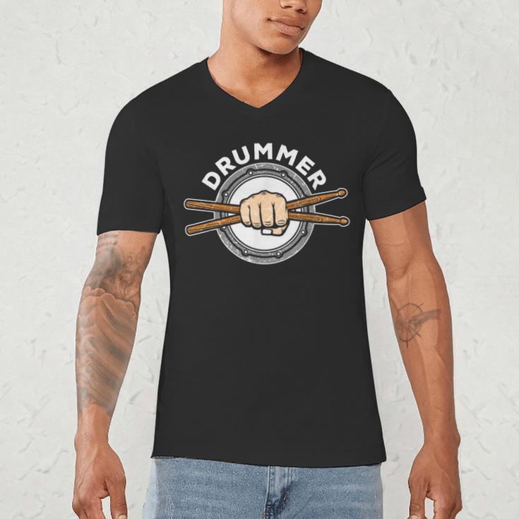 Percussion Drum Sticks Drummer Quote Drum Kit T-Shirt Men's V-Neck T-Shirt Percussion Drum Sticks Drummer Quote Drum Kit T-Shirt Men's V-Neck T-Shirt