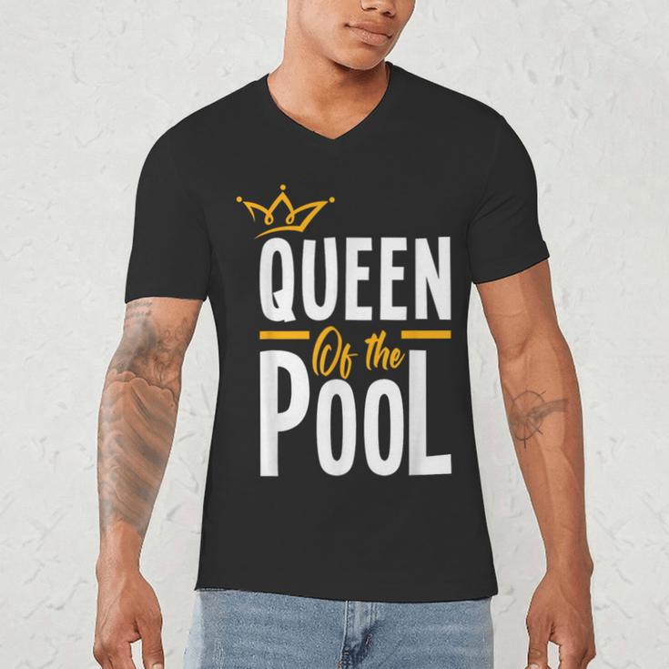 Queen Of The Pool Swimmers Swimming Swimmer Men's V-Neck T-Shirt