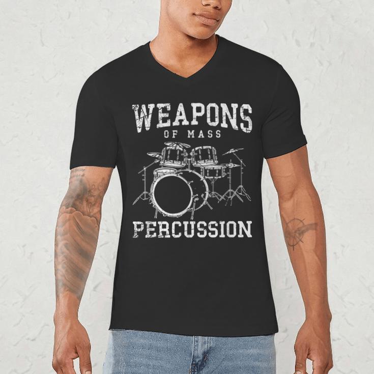 Rock Musician Drummer Drum Kit Men's V-Neck T-Shirt Rock Musician Drummer Drum Kit Men's V-Neck T-Shirt
