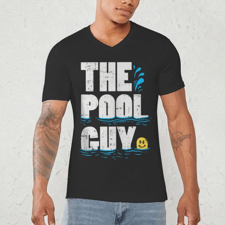 Summer Pool Guy Swimming Pool Boy Men's V-Neck T-Shirt Summer Pool Guy Swimming Pool Boy Men's V-Neck T-Shirt