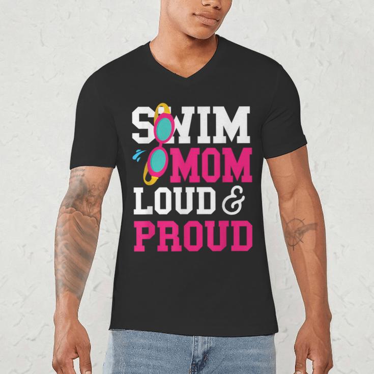 Swimming Swimmer Swim Mom Men's V-Neck T-Shirt