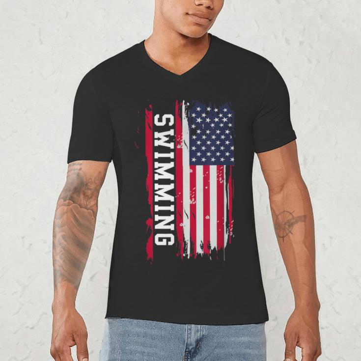 Swimming And Swimmers Men's V-Neck T-Shirt