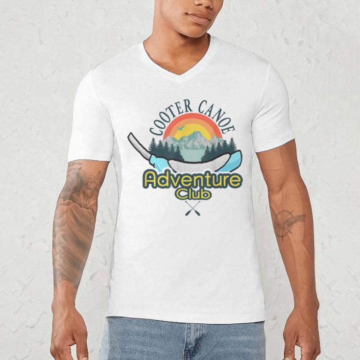 Cooter Canoe Purewick Nursing ICU ED ER Med Surg Nurse Men's V-Neck T-Shirt