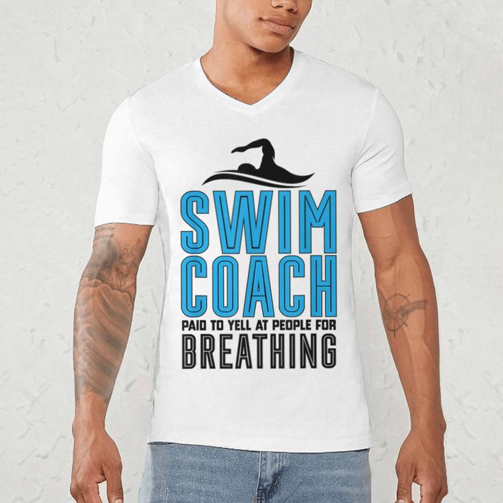 Swim Coach Swimmer Coach Swimming Coach Men's V-Neck T-Shirt Swim Coach Swimmer Coach Swimming Coach Men's V-Neck T-Shirt