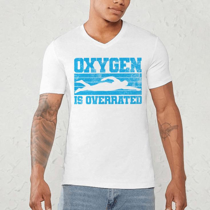 Swimming Swimmer Swim Men's V-Neck T-Shirt Swimming Swimmer Swim Men's V-Neck T-Shirt