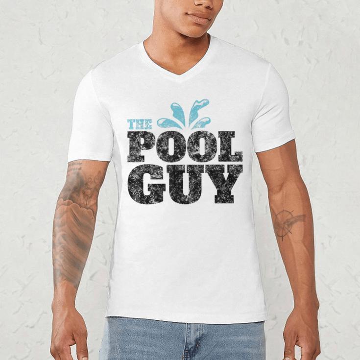 Vintage The Pool Guy Swimming For Him T-Shirt Men's V-Neck T-Shirt Vintage The Pool Guy Swimming For Him T-Shirt Men's V-Neck T-Shirt