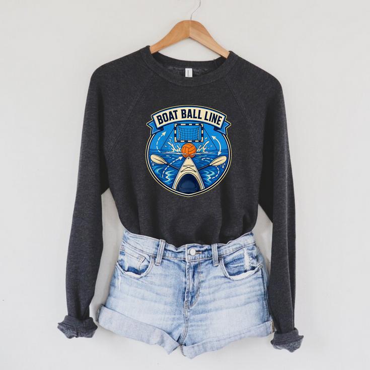 Boat Ball LINE Kayak Polo Canoe Team Raglan Baseball Tee Raglan Sleeve Sweatshirt