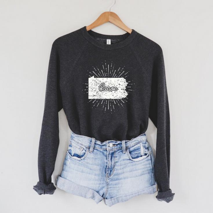 Canoe Pennsylvania Raglan Sleeve Sweatshirt Canoe Pennsylvania Raglan Sleeve Sweatshirt