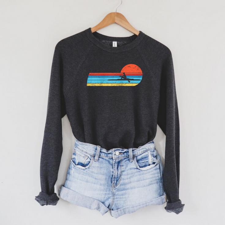 Canoes-Rowing Canoe-Rower Canoeing-Canoeist Vintage Canoes Raglan Baseball Tee Raglan Sleeve Sweatshirt