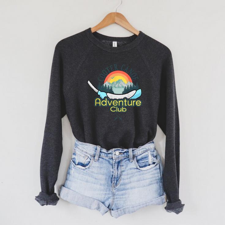 Cooter Canoe Purewick Nursing ICU ED ER Med Surg Nurse Raglan Sleeve Sweatshirt