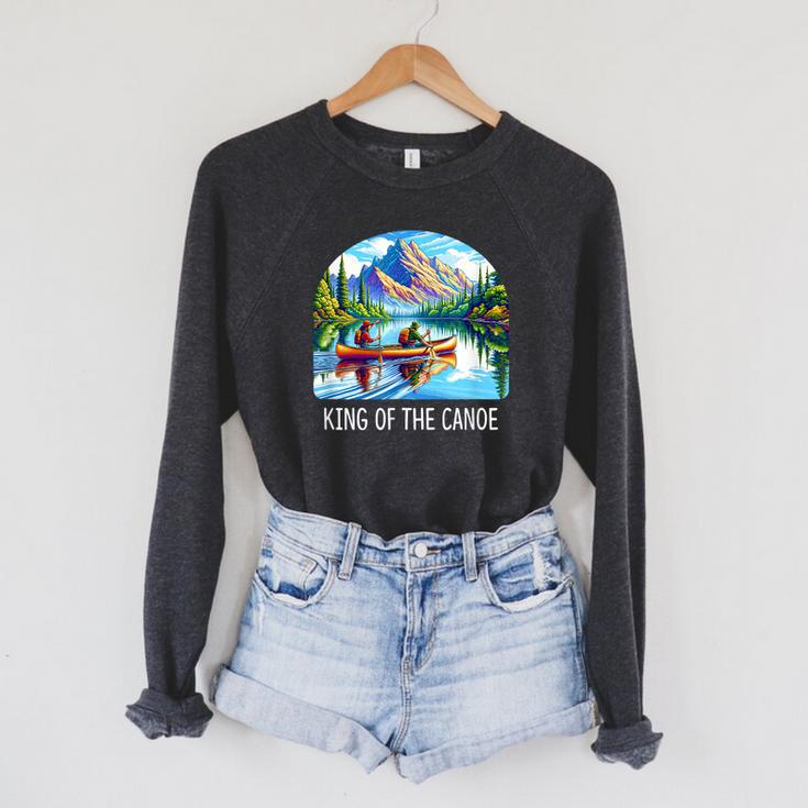 King Of The Canoe Canoeing Raglan Sleeve Sweatshirt King Of The Canoe Canoeing Raglan Sleeve Sweatshirt