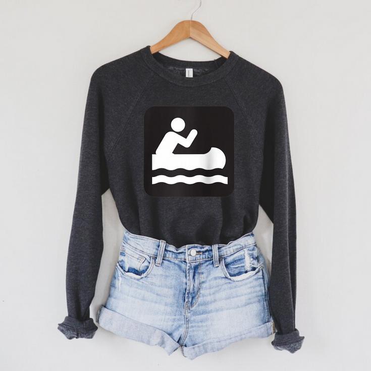 Outdoors Water Sports Canoe Canoeist Raglan Baseball Tee Raglan Sleeve Sweatshirt
