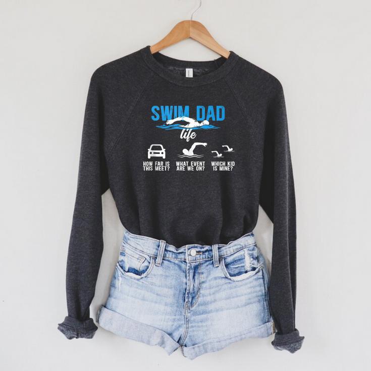Swim Dad Life Swimming Dad Of A Swimmer Father Raglan Sleeve Sweatshirt Swim Dad Life Swimming Dad Of A Swimmer Father Raglan Sleeve Sweatshirt