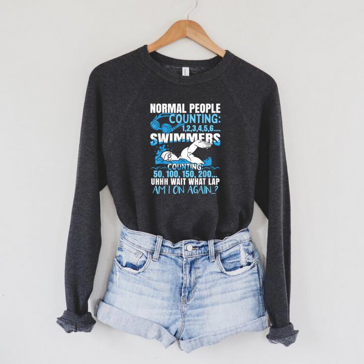 Swimming Humor Swim Raglan Sleeve Sweatshirt Swimming Humor Swim Raglan Sleeve Sweatshirt