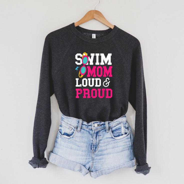 Swimming Swimmer Swim Mom Raglan Sleeve Sweatshirt Swimming Swimmer Swim Mom Raglan Sleeve Sweatshirt