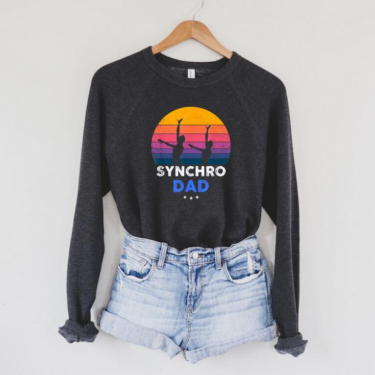 Synchronized Swimming Synchro Dad Raglan Sleeve Sweatshirt Synchronized Swimming Synchro Dad Raglan Sleeve Sweatshirt