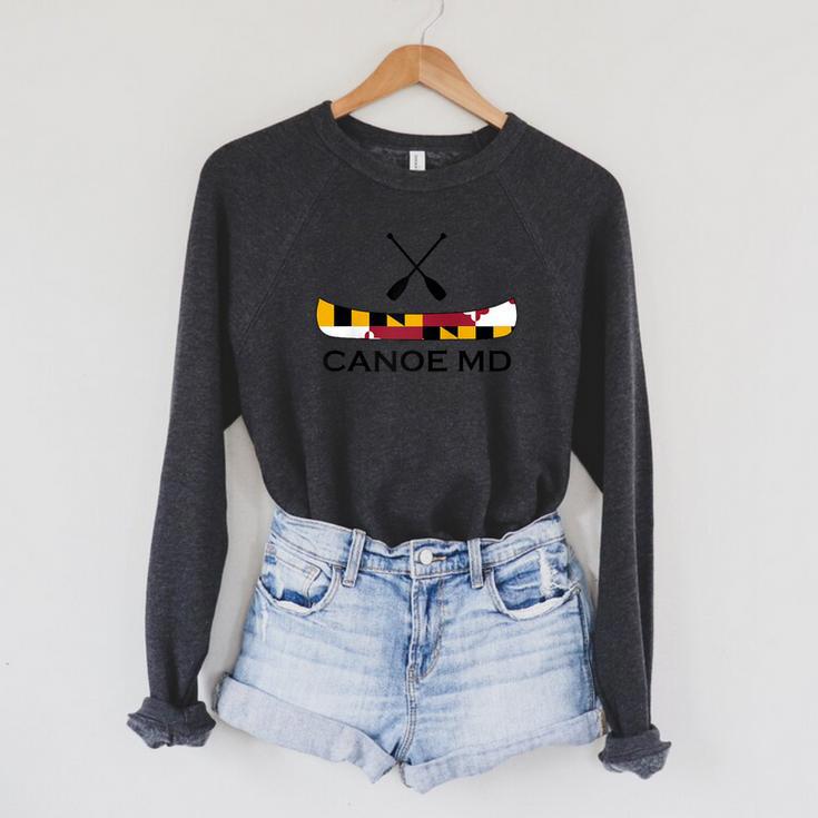 Canoe Maryland Raglan Baseball Tee Raglan Sleeve Sweatshirt