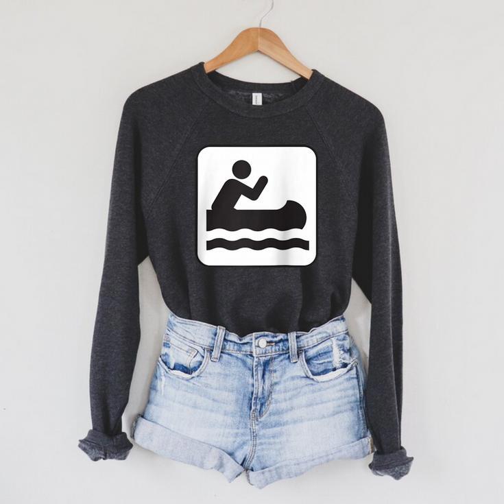 Cool Outdoor Water Sport Canoe Raglan Baseball Tee Raglan Sleeve Sweatshirt