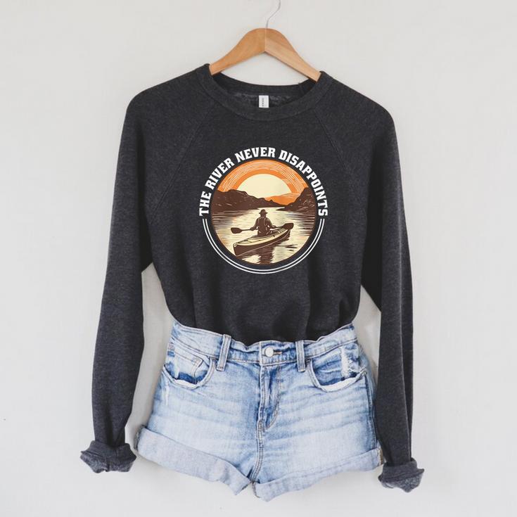 Kayak Kayaker Canoes-Boating Water-Paddle Canadier-Canoe Raglan Baseball Tee Raglan Sleeve Sweatshirt