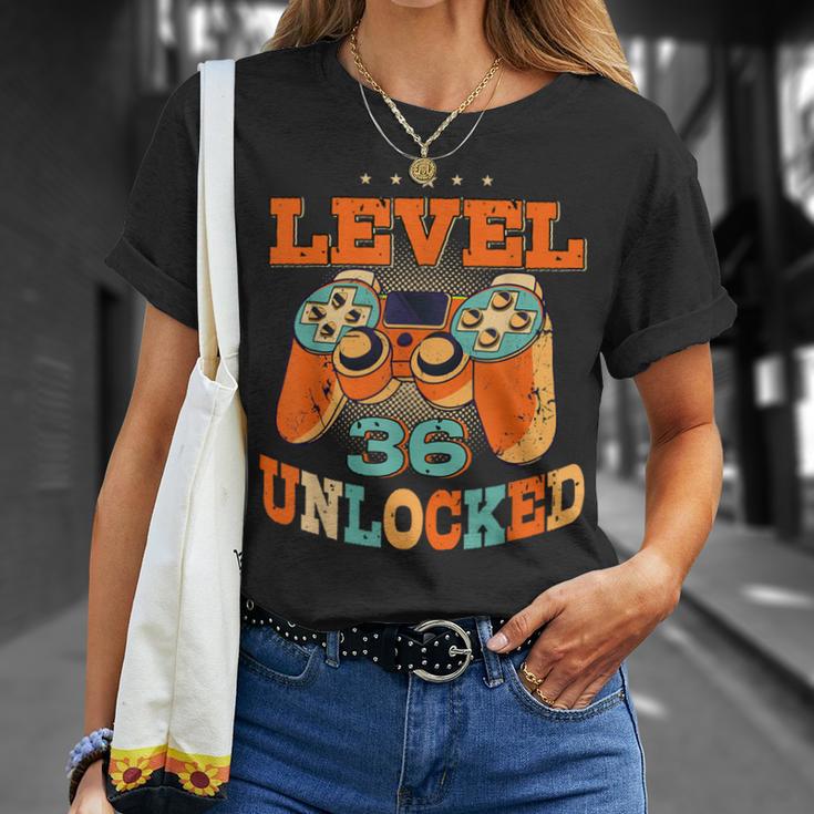 36歳の誕生日プレゼント 36歳 男性と女性、ビデオゲーム 1985年生まれ Tシャツ 彼女への贈り物