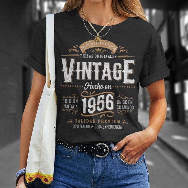 70º Cumpleaños Regalo 70 Años Hombre Intage 1956 Camiseta unisex Regalos para ella