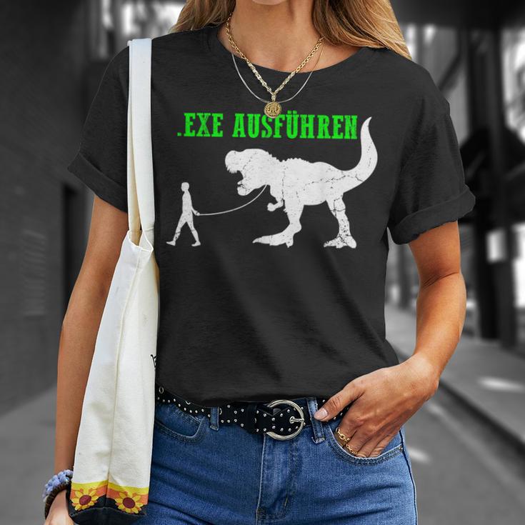 Admin Programmierer Itler Informatikerpruch Exe Ausführen T-Shirt Geschenke für Sie