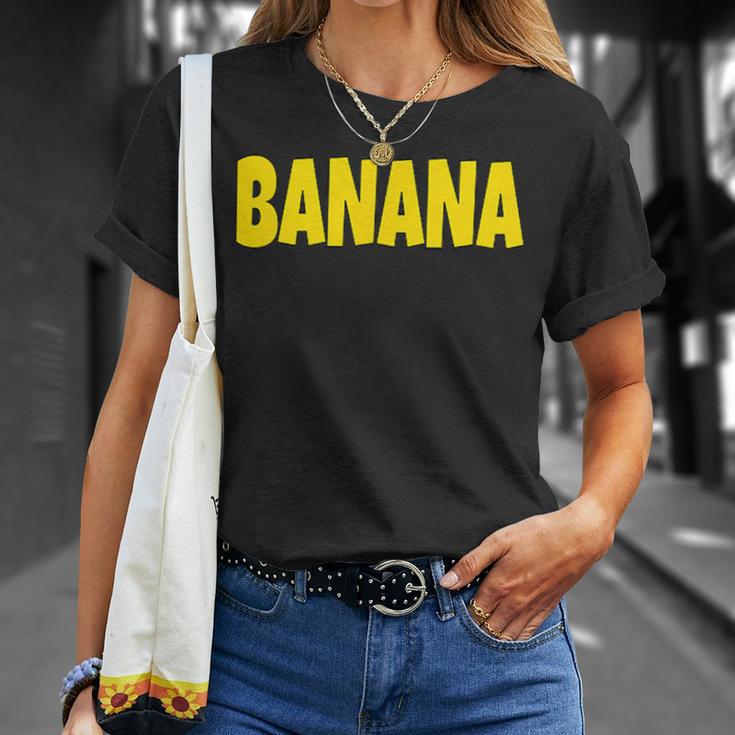 Banana The Word Banana On A コスチューム Tシャツ 彼女への贈り物