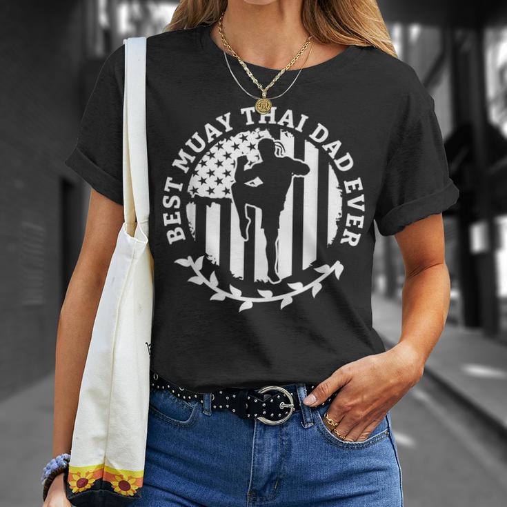 Best Muay Thai Dad Ever Martial Arts Fighter T-Shirt Gifts for Her
