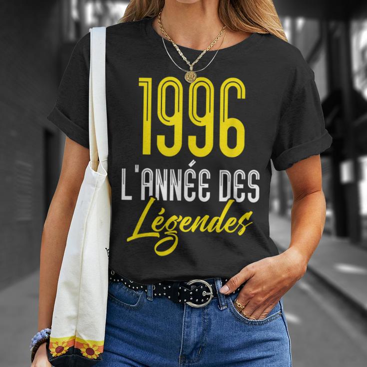 Cadeau Anniversaire Homme 1996 L'année Des Légendes T-Shirt Cadeaux pour elle