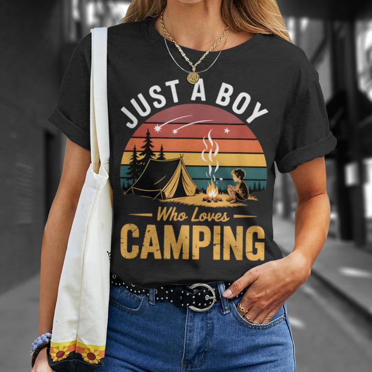 Camping Para Niños Camiseta unisex Regalos para ella