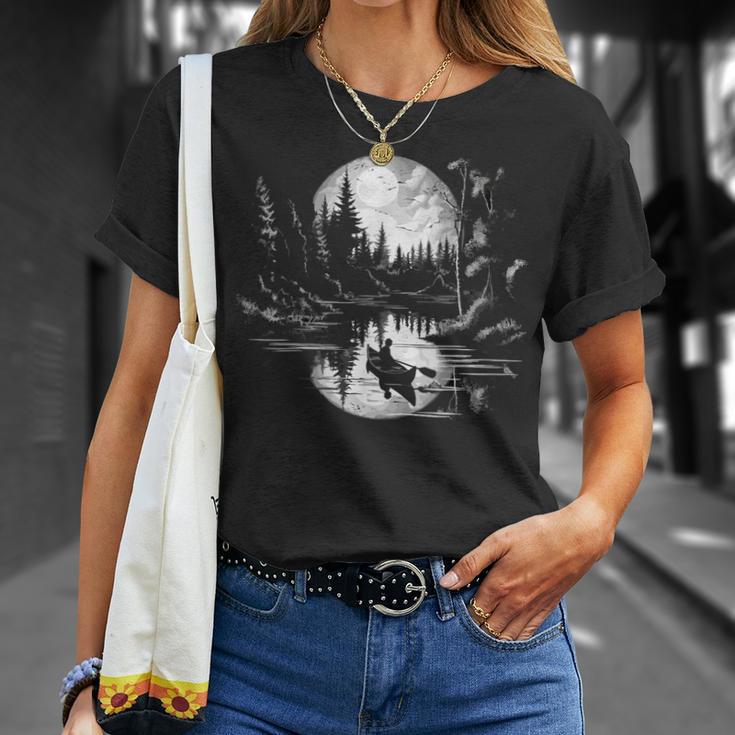 Canoe Canadian Canoeists Nature Canoe T-Shirt Gifts for Her