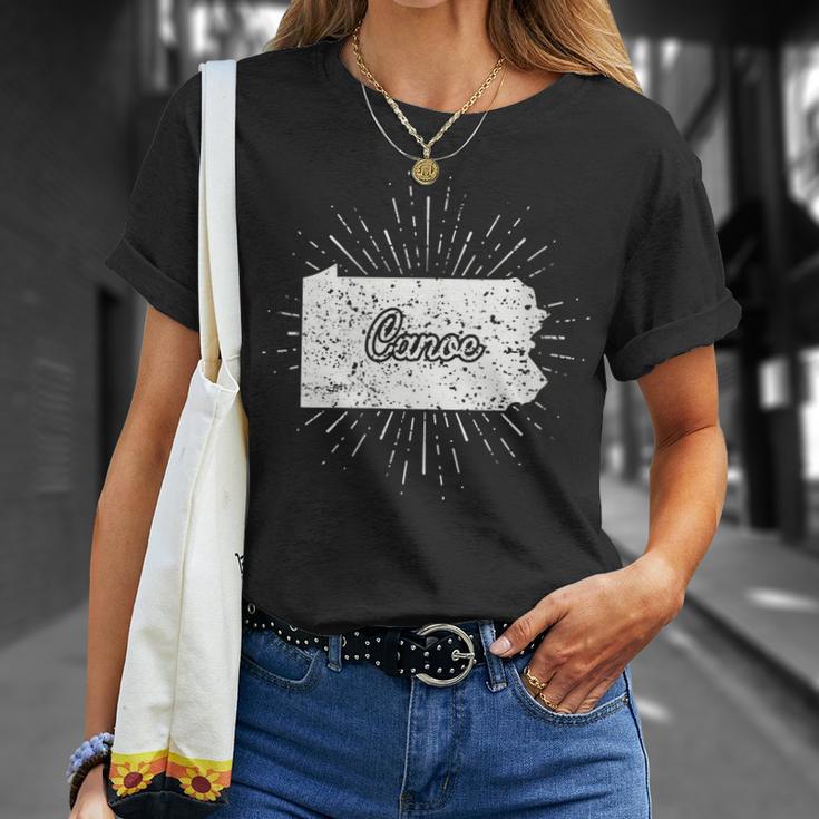 Canoe Pennsylvania T-Shirt Gifts for Her
