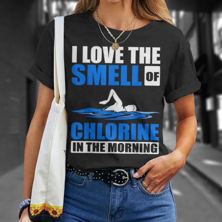 Cool Swimming Art Men Women Swimmer Swim Lover Pool Chlorine T-Shirt Gifts for Her