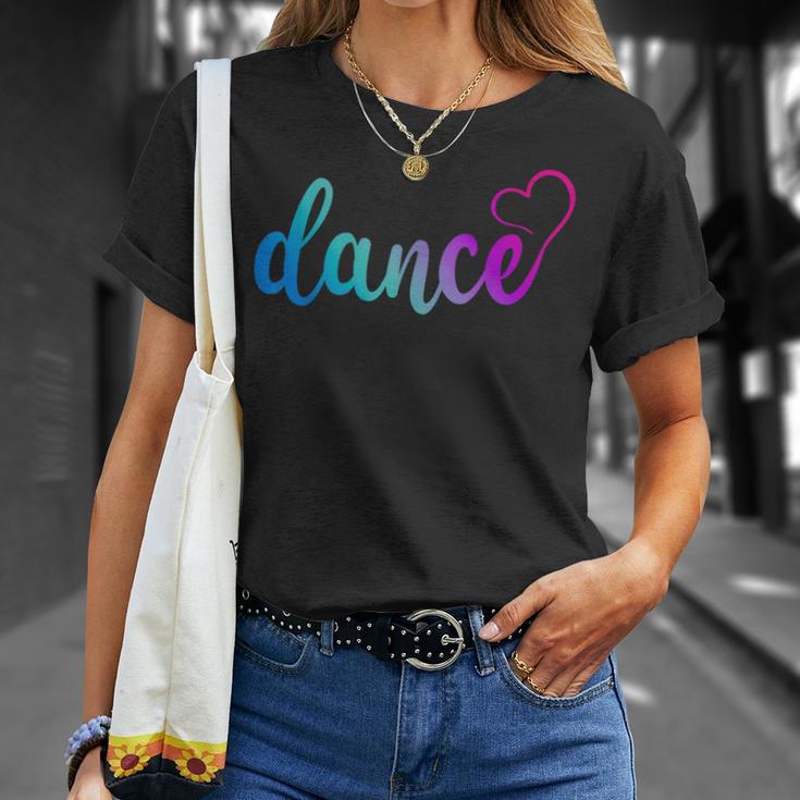 Cute Love Dancetilvolle Tänzerin Tanzliebhaber Tanzen T-Shirt Geschenke für Sie