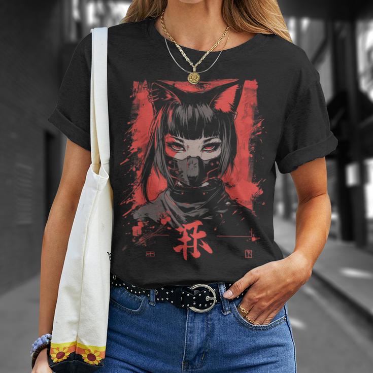 Cyberpunk Japanese Harajuku Camiseta unisex Regalos para ella