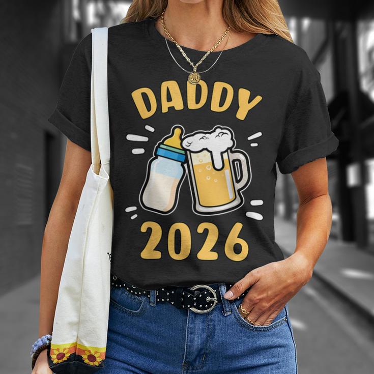 Daddy 2026 Nuovo Papà Annuncio Del Padre Giovane Maglietta Regalos para ella