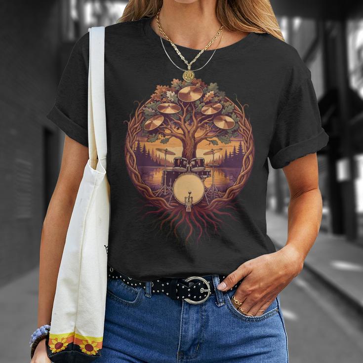 Drummer Drum Kit Musician Percussion Player T-Shirt Gifts for Her Drummer Drum Kit Musician Percussion Player T-Shirt Gifts for Her