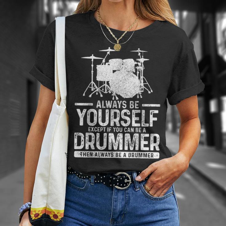 Drummer Drum Kit Saying Drummer T-Shirt Gifts for Her Drummer Drum Kit Saying Drummer T-Shirt Gifts for Her