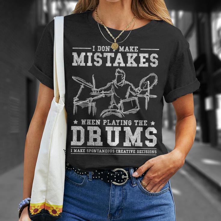 Drummer Music Drum Kit T-Shirt Gifts for Her Drummer Music Drum Kit T-Shirt Gifts for Her