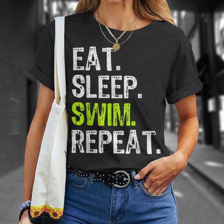 Eat Sleep Swim Repeat Swimming Swimmer Cool T-Shirt Gifts for Her Eat Sleep Swim Repeat Swimming Swimmer Cool T-Shirt Gifts for Her